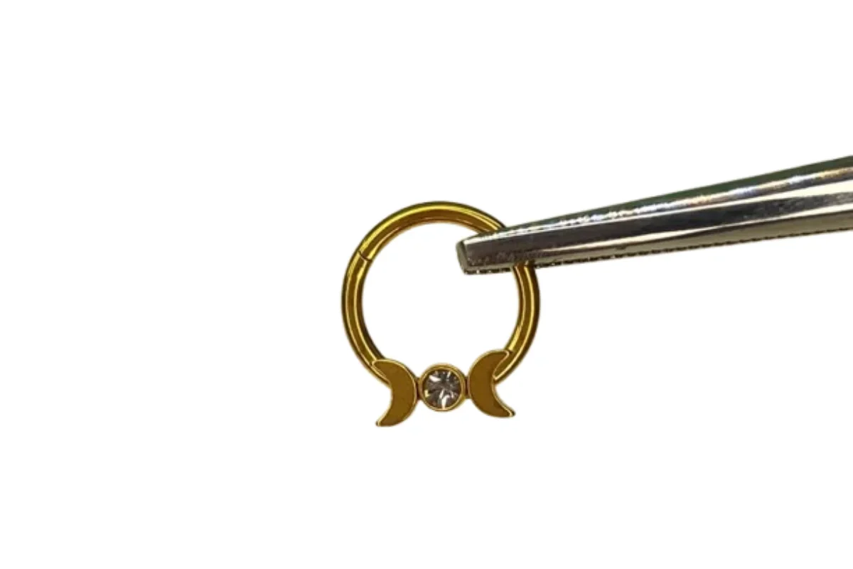 Luna Triple Gold — Oasis Piercing